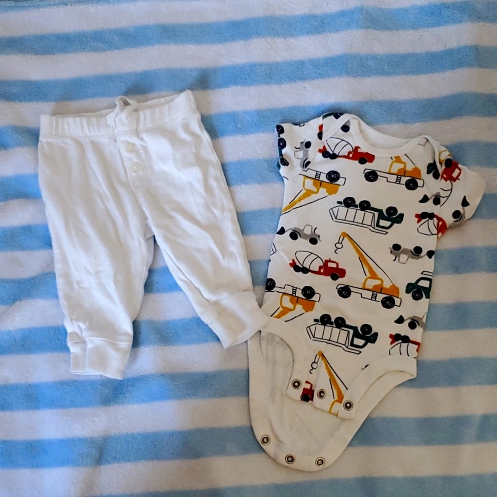 Carters construction boys workers daddy and me set
